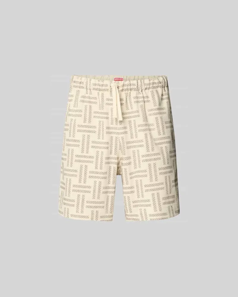 Kenzo Sweatshorts mit elastischem Bund Sand