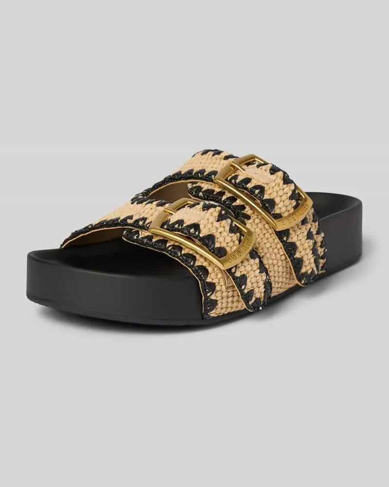 Steve Madden Slides mit Label-Details Modell 'ON DECK Beige