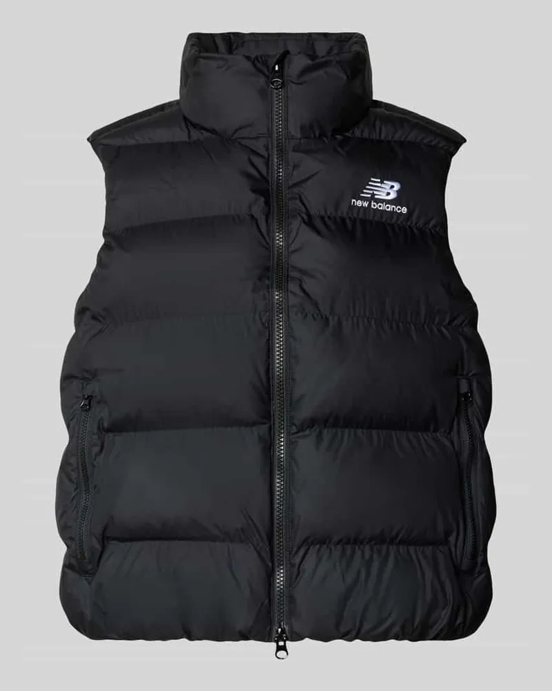 New Balance Steppweste mit Stehkragen Modell 'BOSTON PUFFER VEST Black