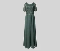 Abendkleid mit Ausbrenner-Effekt