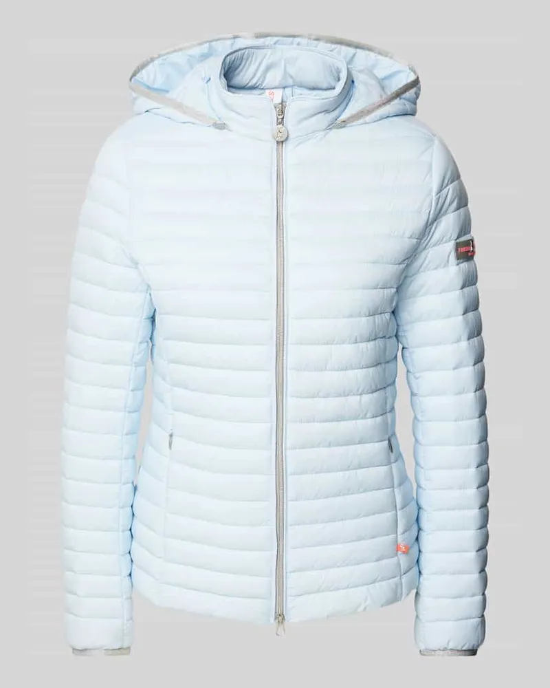 Frieda & Freddies Steppjacke mit Zweiwege-Reißverschluss Modell 'FRIDAY NEO Hellblau