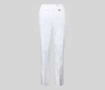 Slim Fit Stoffhose mit Logo-Detail Modell 'Panna