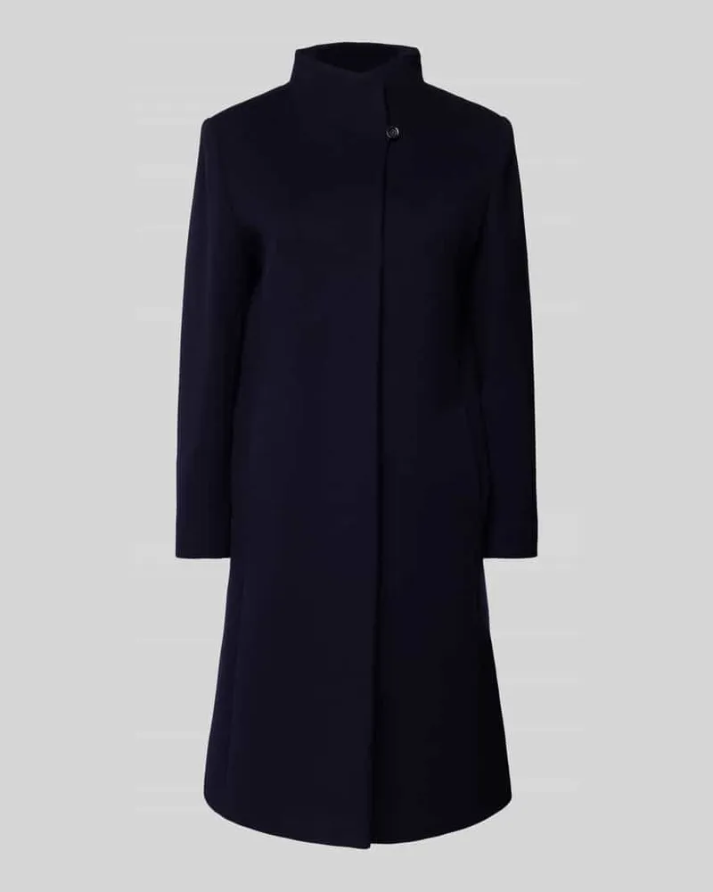 Cinzia Rocca Regular Fit Wollmantel mit Kaschmir-Anteil Marine