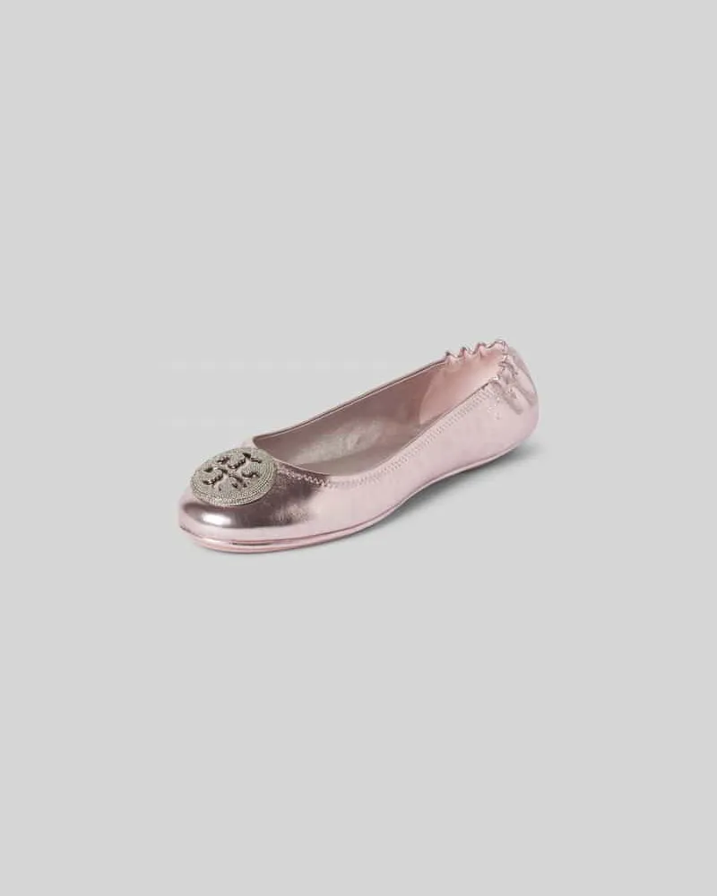 Tory Burch Ballerinas mit Label-Detail Rosa