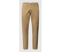 Slim Fit Chino in unifarbenem Design Modell 'NEW Miles