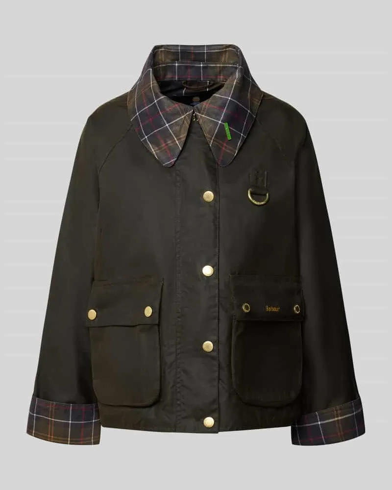 Barbour Regular Fit Funktionsjacke aus reiner gewachster Baumwolle Oliv