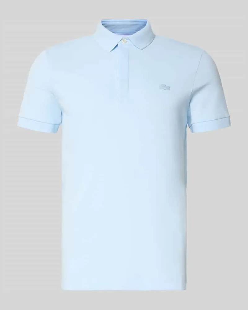 Lacoste Regular Fit Poloshirt aus Baumwoll-Mix Hellblau