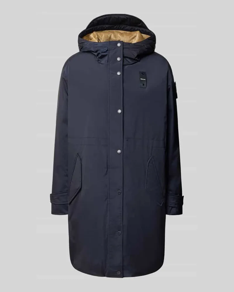 Blauer Parka mit Kapuze Modell 'PAYNE Marine