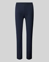 Ralph Lauren Skinny Fit Stoffhose mit seitlichem Reißverschluss Marine