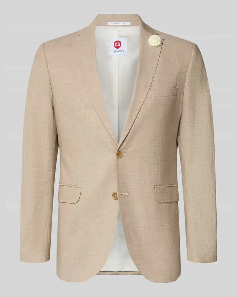 CG 2-Knopf-Sakko mit Reverskragen Modell 'Paul Sand