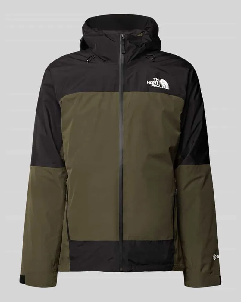 The North Face Regular Fit Jacke mit Logo-Print Modell 'Mountain Dunkelgrau