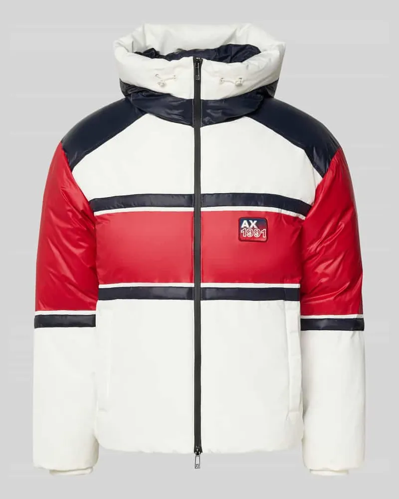 Armani Exchange Jacke mit Kapuze Weiss
