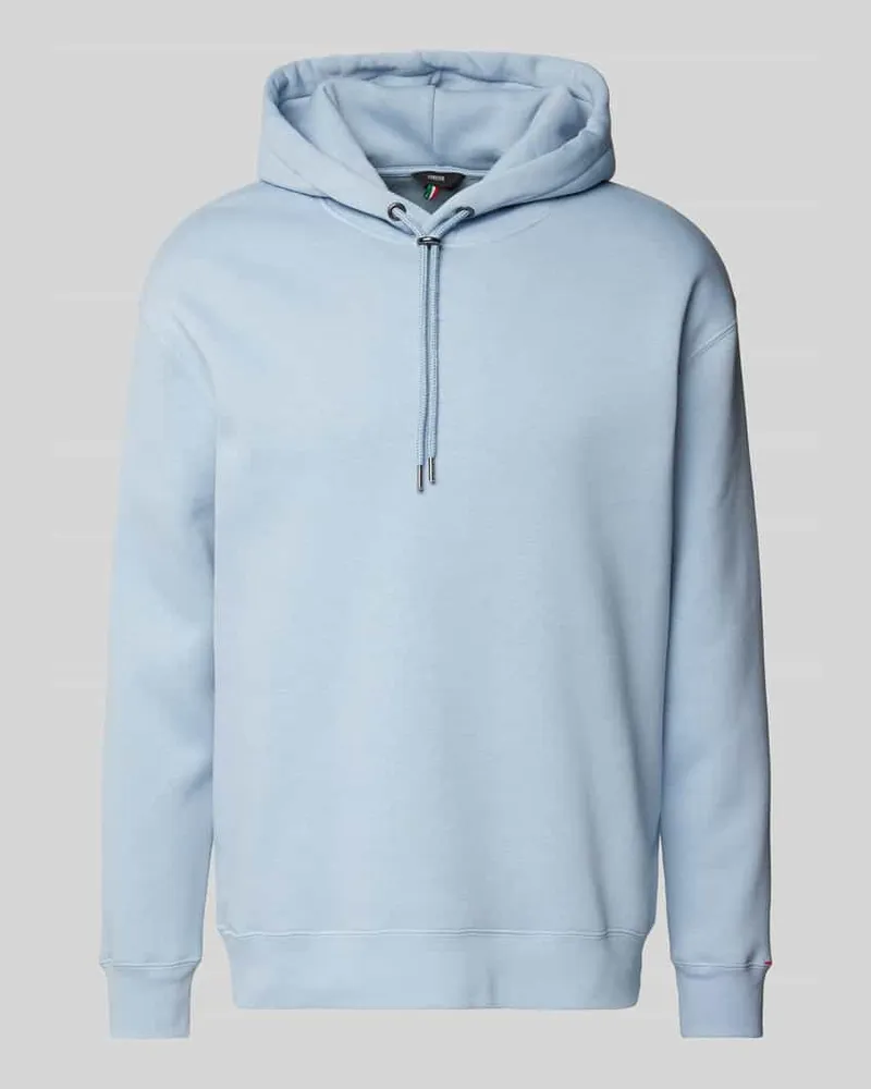 cinque Hoodie mit gerippten Abschlüssen Modell 'Swift Bleu