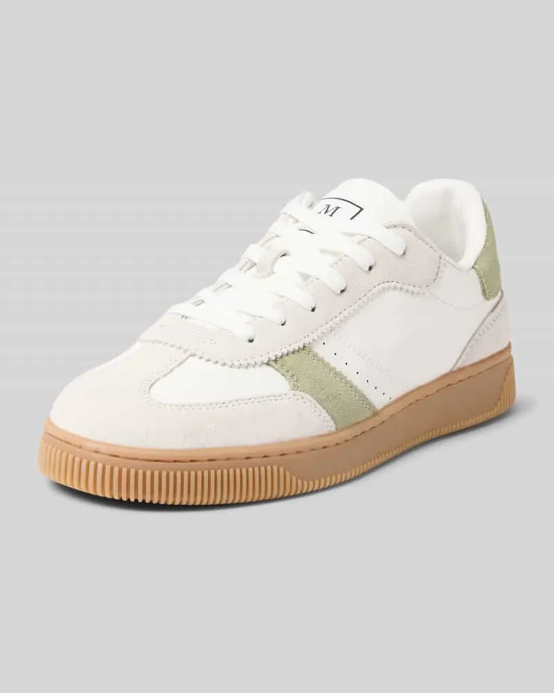 Marc O'Polo Low Top Sneaker aus echtem Leder Offwhite