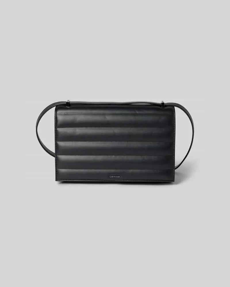 Calvin Klein Clutch mit Label-Detail Modell 'LINE Black