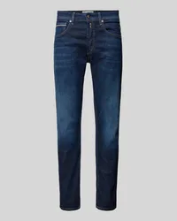 Replay Straight Leg Jeans im 5-Pocket-Design Modell 'GROVER Marine