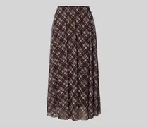 Maxi-Rock aus Mesh im Allover-Look