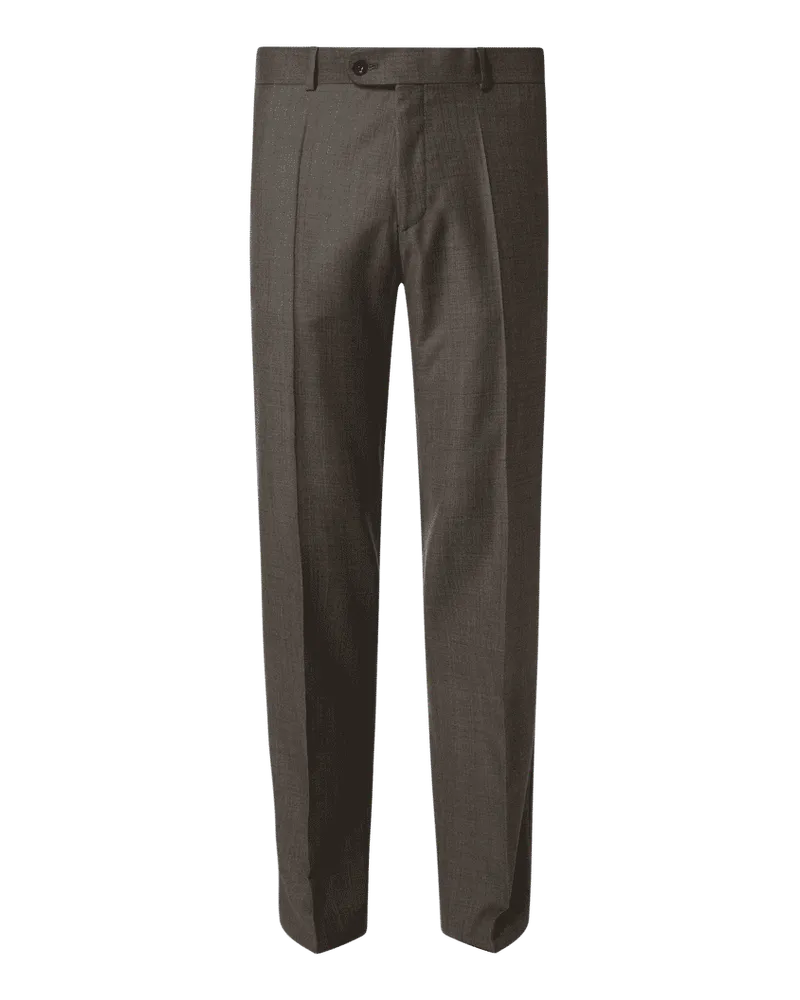 Carl Gross Anzughose aus Schurwolle Modell 'Stevenson Stein