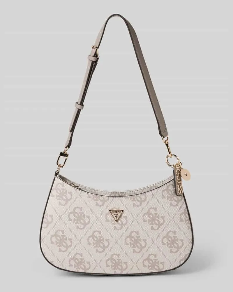 Guess Handtasche mit Label-Detail Modell 'NOELLE Beige