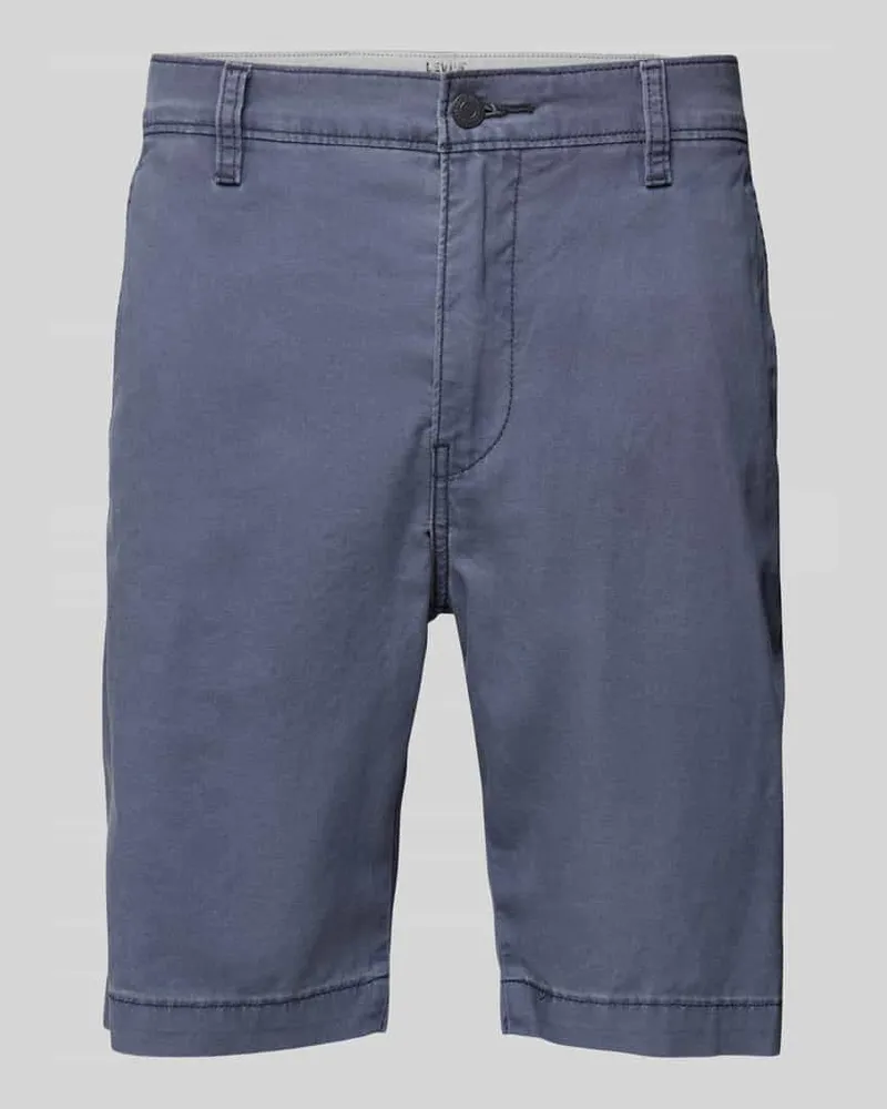 Levi's Regular Fit Chino-Shorts mit Knopfverschluss Anthrazit