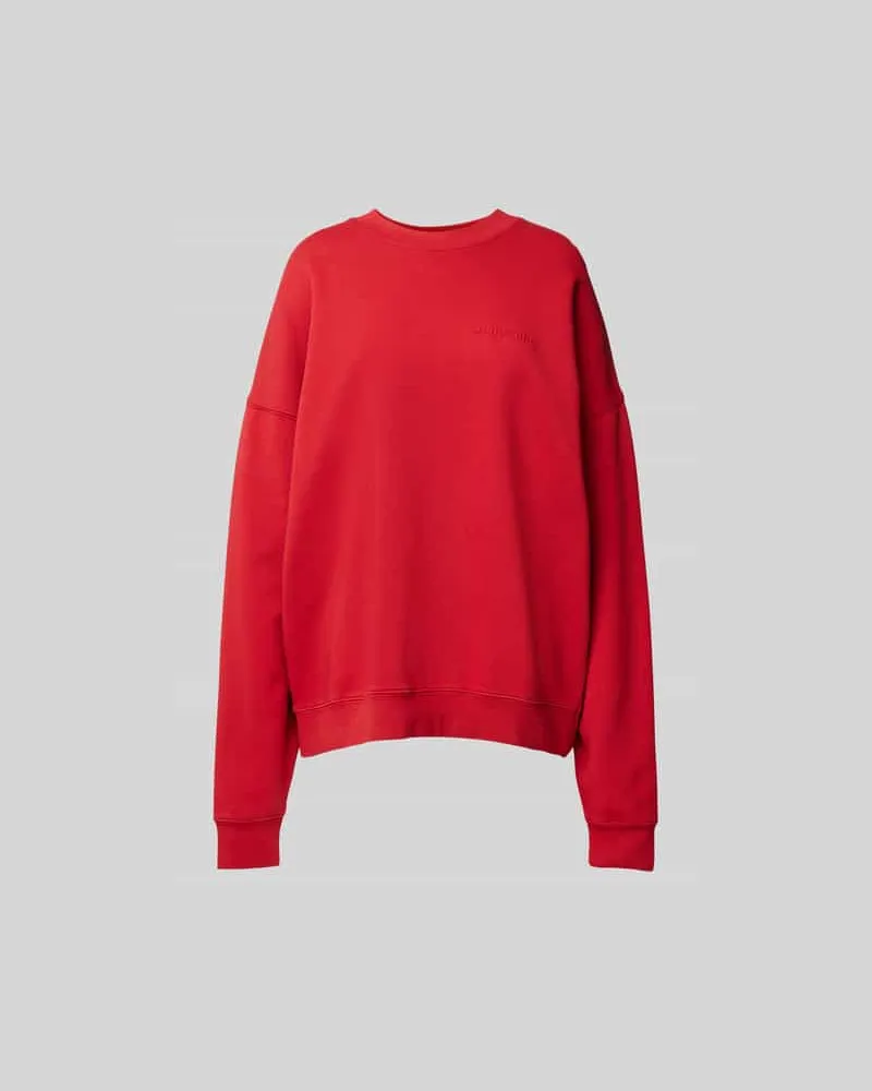 Anine Bing Oversized Sweatshirt aus Baumwolle Rot