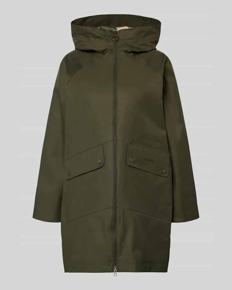 Barbour Regular Fit Parka aus Baumwoll-Mix Oliv