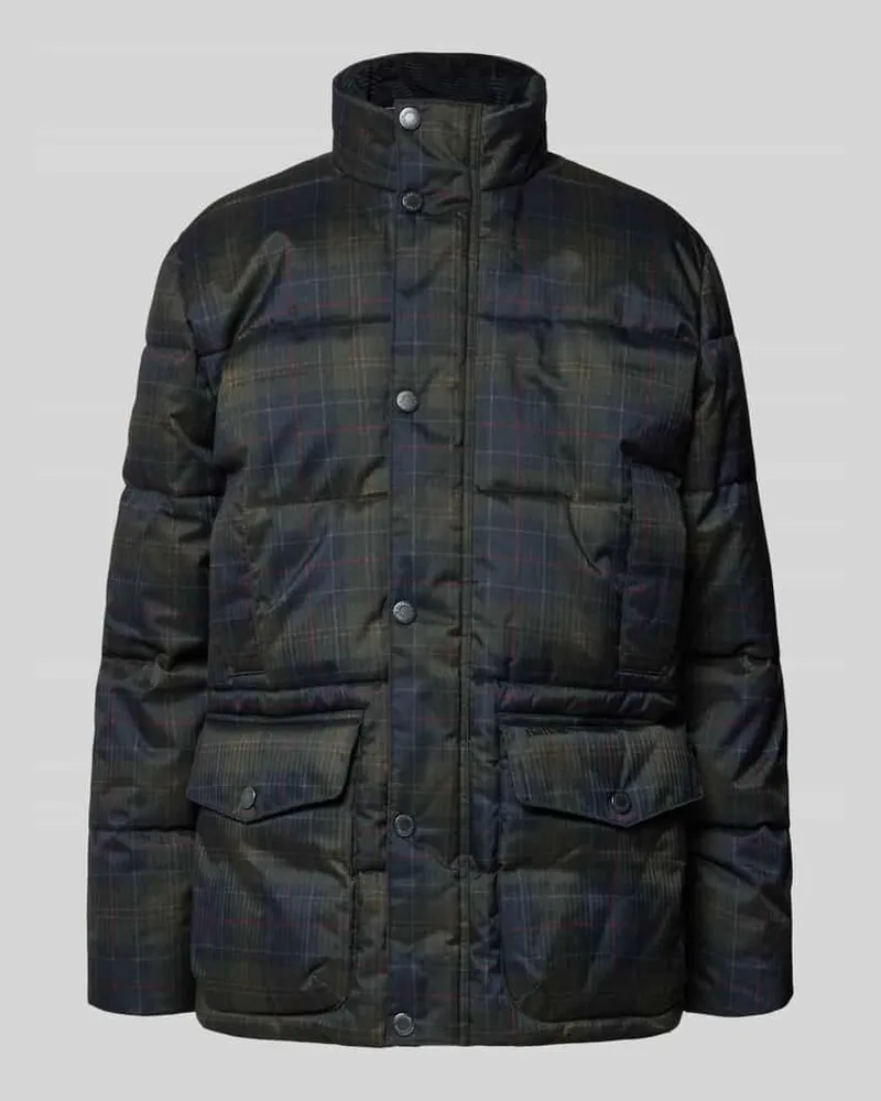 Barbour Steppjacke mit Pattentaschen Marine