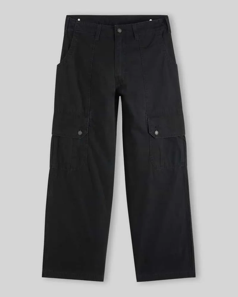 Levi's Baggy Fit Cargohose aus reiner Baumwolle Black