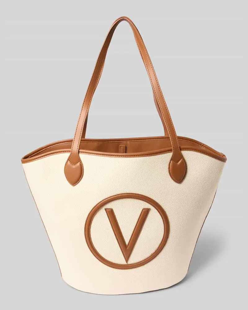 Valentino Garavani Shopper mit Label-Prägung Modell 'COVENT Cognac