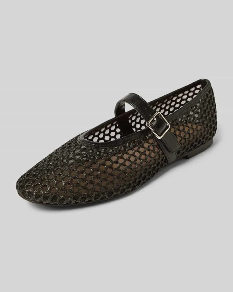 Inuovo Ballerinas mit glatter Sohle Black
