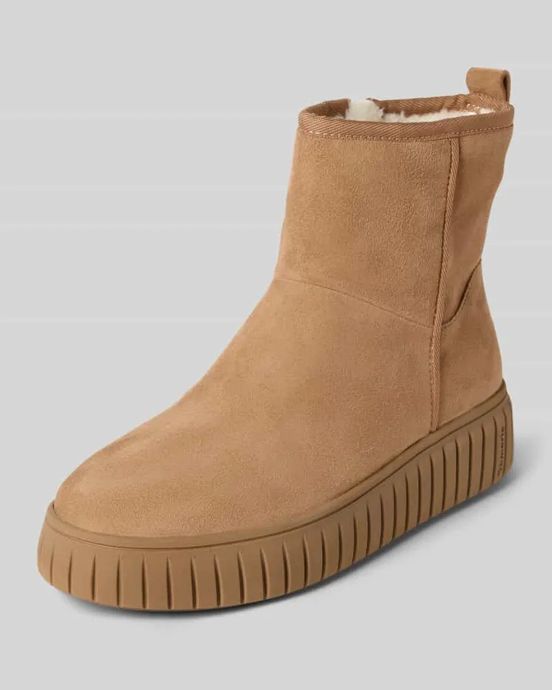 Tamaris Chelsea Boots aus reinem Rindsleder Beige