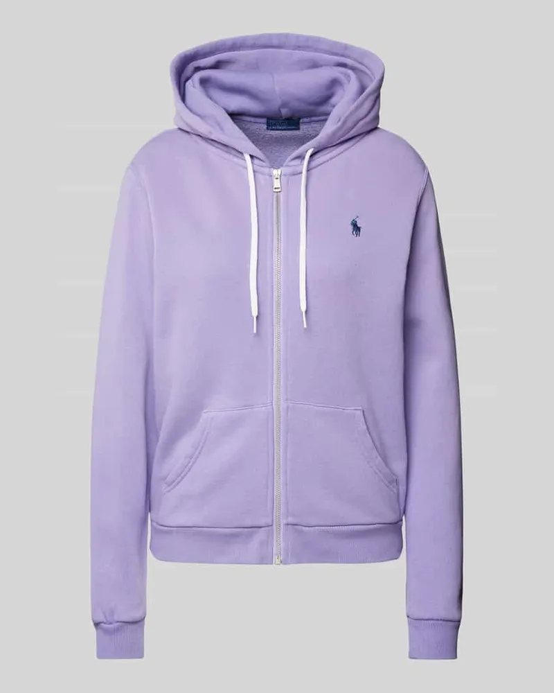 Ralph Lauren Sweatjacke mit Kapuze Lila