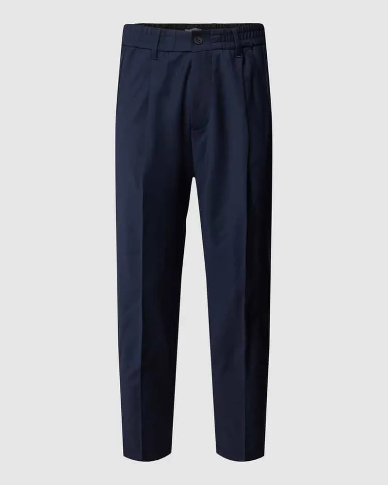 Drykorn Bundfaltenhose mit mit Woll-Anteil Modell 'CHASY Dunkelblau