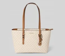 Shopper mit Logo-Muster Modell 'QUINN