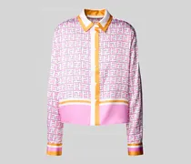 Regular Fit Bluse im Allover-Look