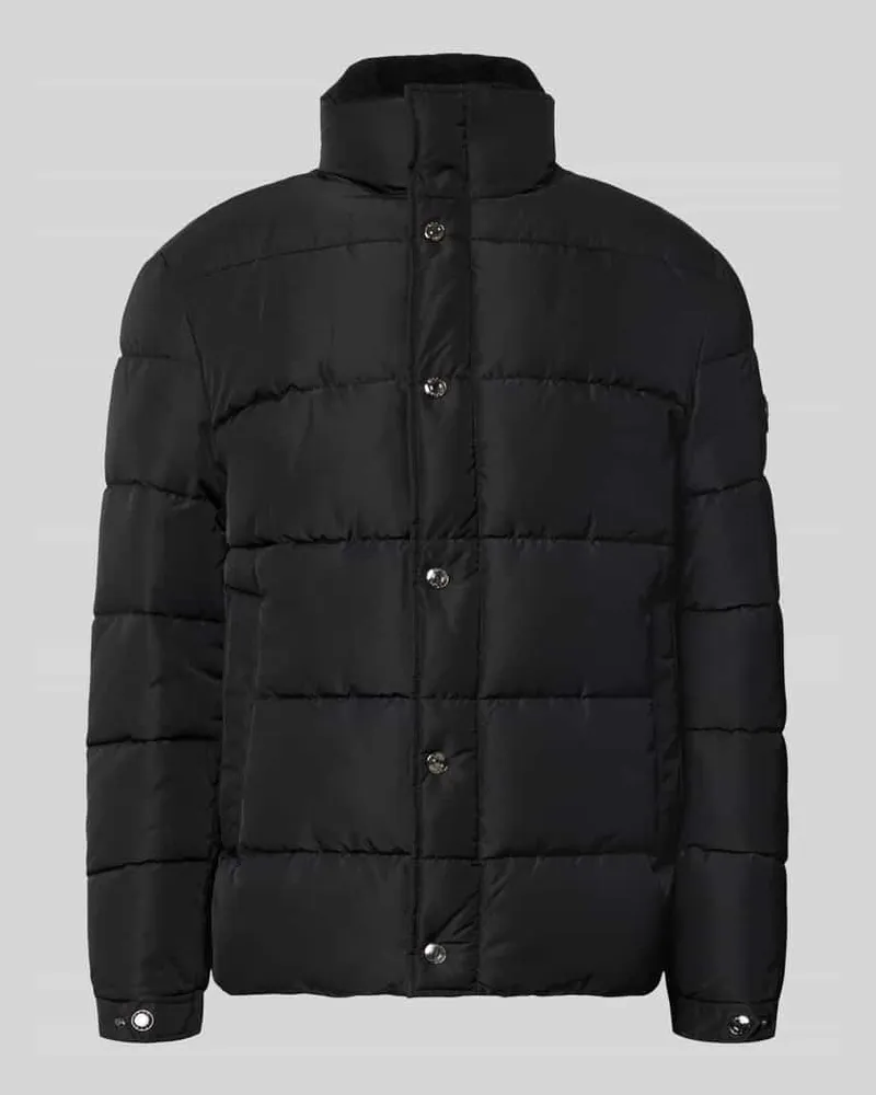 JOOP! Regular Fit Steppjacke mit Logo-Detail Modell 'Newton Black