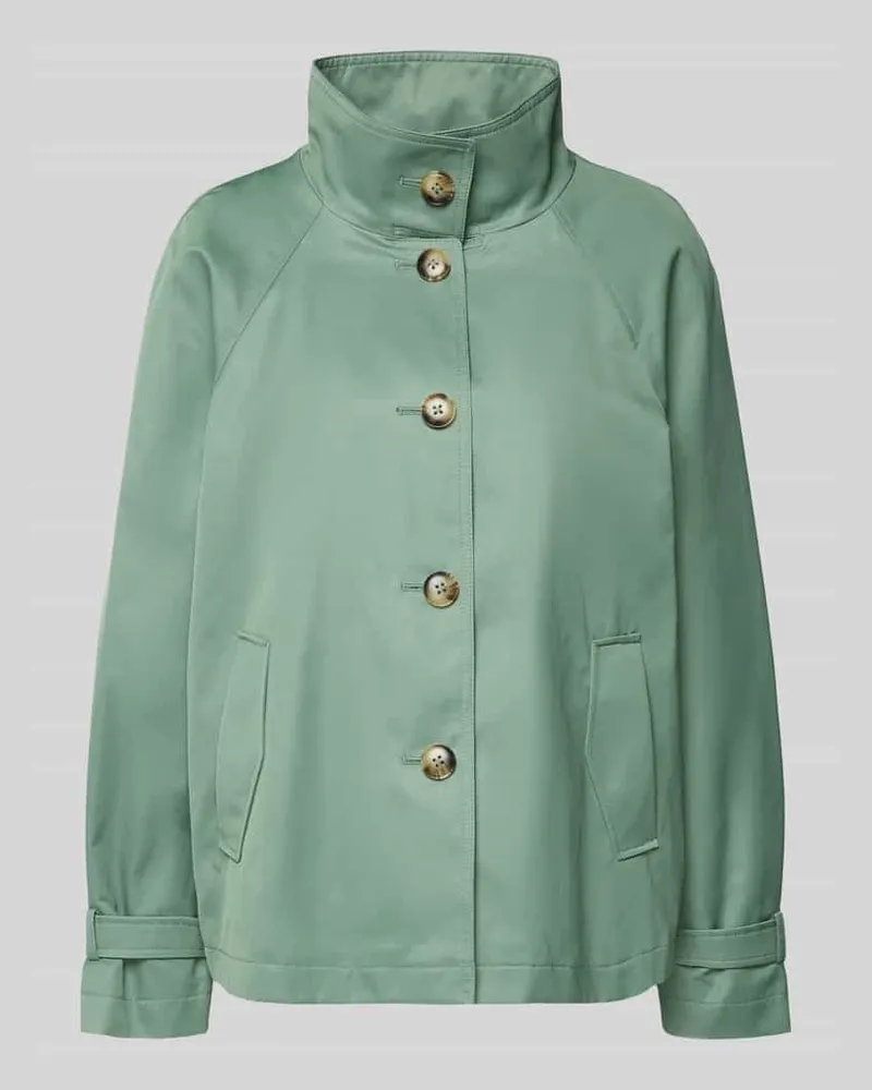 Fuchs Schmitt Jacke mit Stehkragen und Ärmelriegeln Gruen