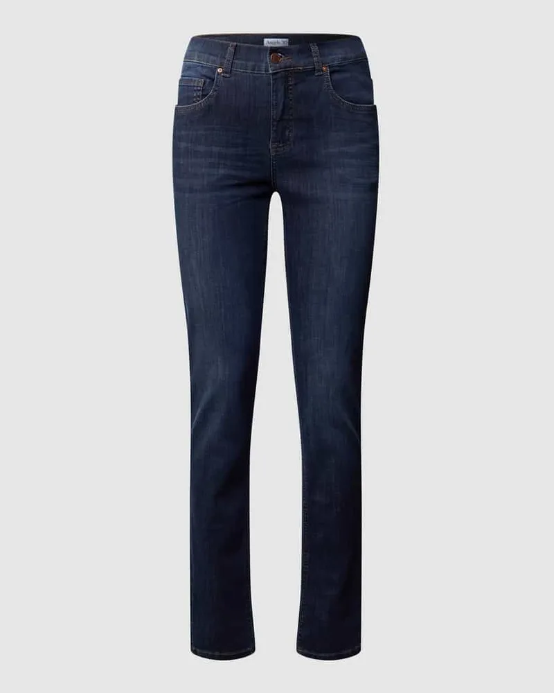 ANGELS  Skinny Fit Jeans im 5-Pocket-Design Blau