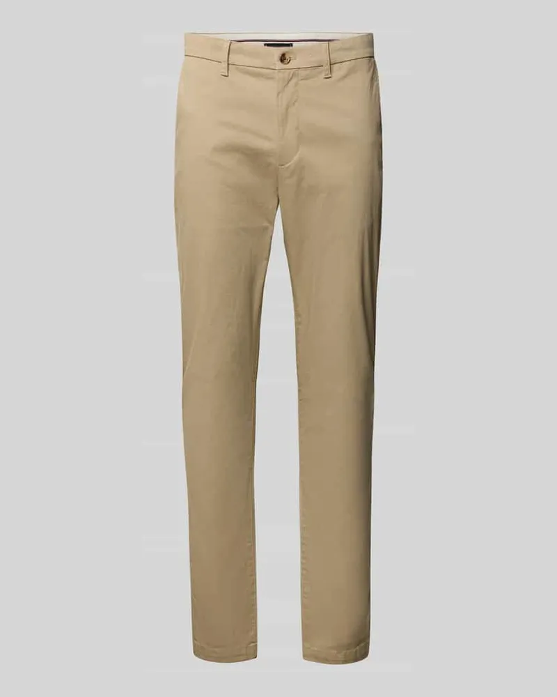 Tommy Hilfiger Slim Fit Chino aus Baumwoll-Mix Modell 'BLEECKER Khaki
