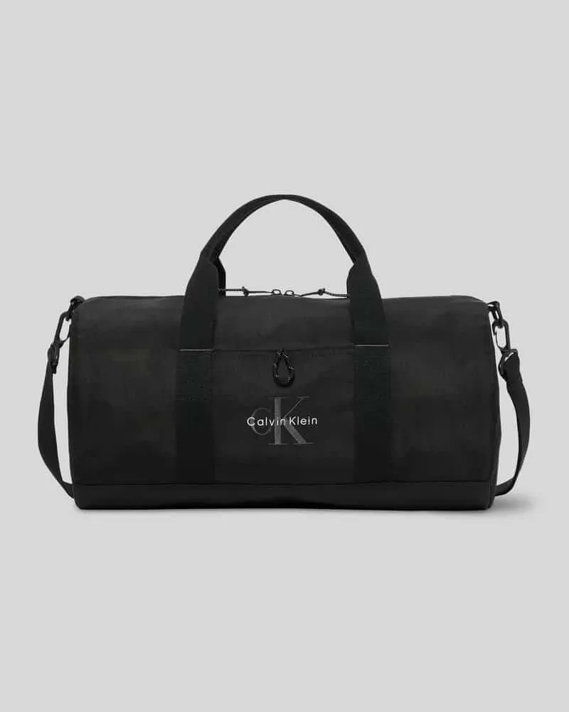 Calvin Klein Weekender mit Logo-Stitching Black