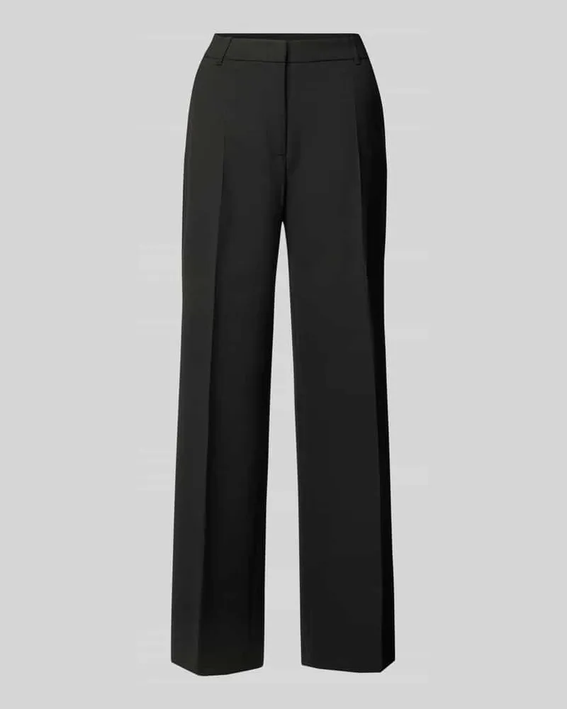 S.Oliver Hose mit Bügelfalten Black