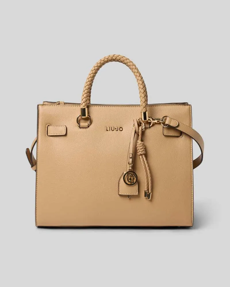 Liu Jo Handtasche mit Label-Applikation Modell 'MANHATTAN Hellbraun