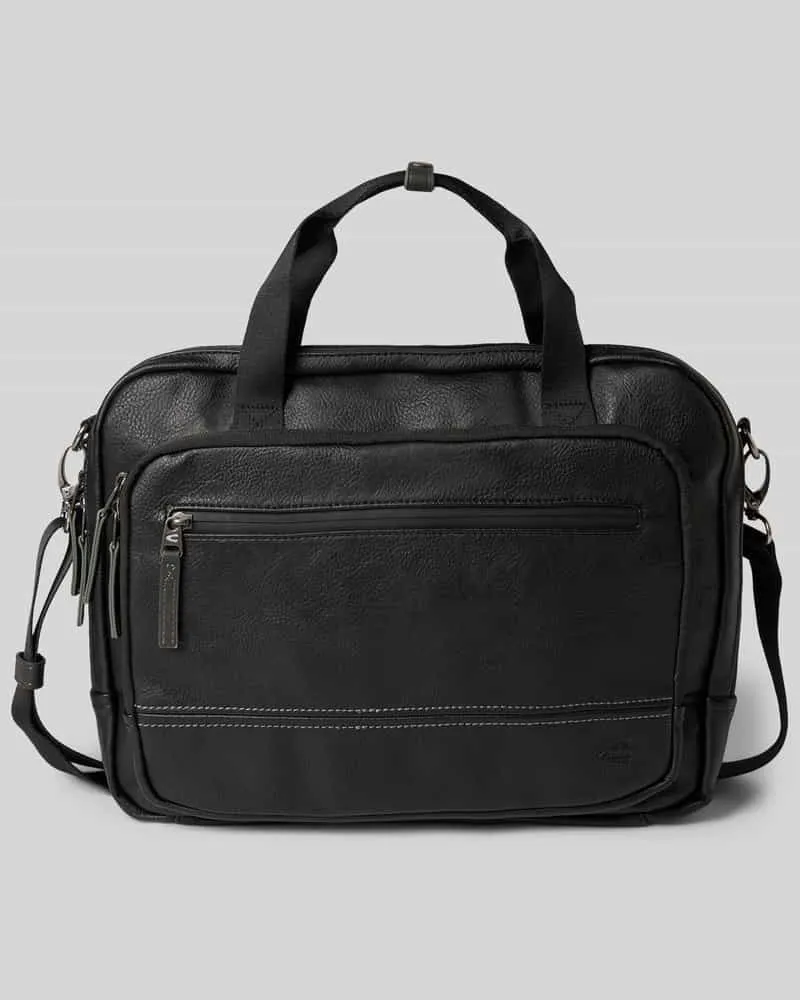 Camel Active Business Bag mit Strukturmuster Modell 'TRACES Black