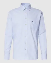 Fynch-Hatton Regular Fit Freizeithemd mit Streifenmuster Modell 'All Season Bleu