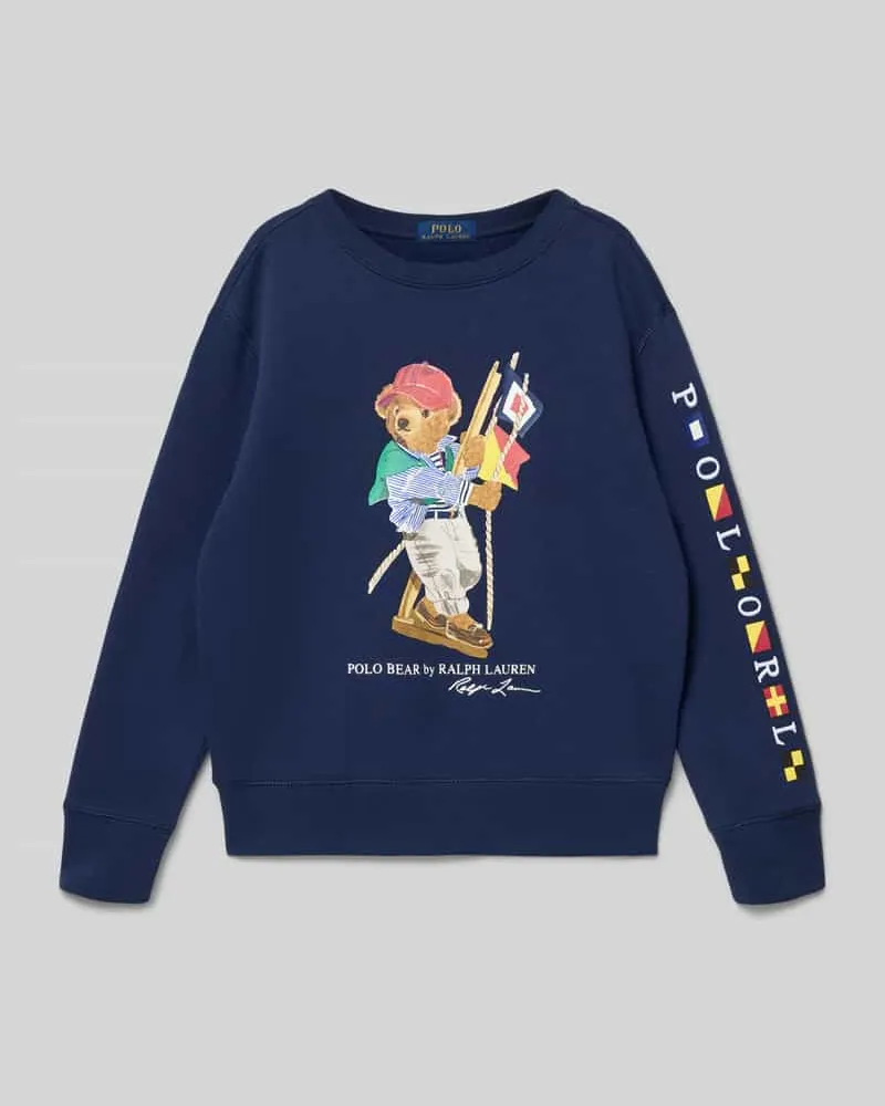 Ralph Lauren Regular Fit Sweatshirt aus Baumwoll-Mix Marine