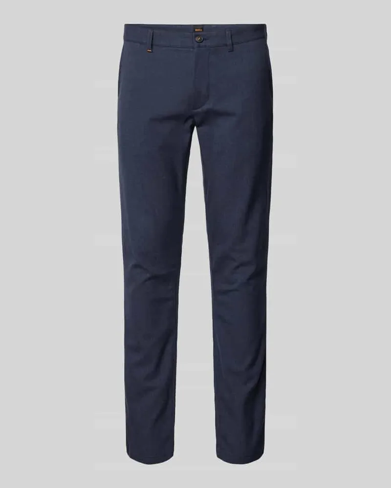 HUGO BOSS Chino mit französischen Eingrifftaschen Marine