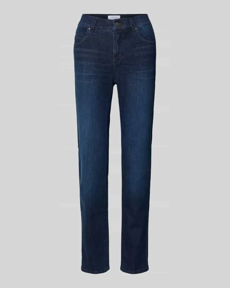 ANGELS  Slim Fit Jeans im 5-Pocket-Design Modell 'CICI Dunkelblau