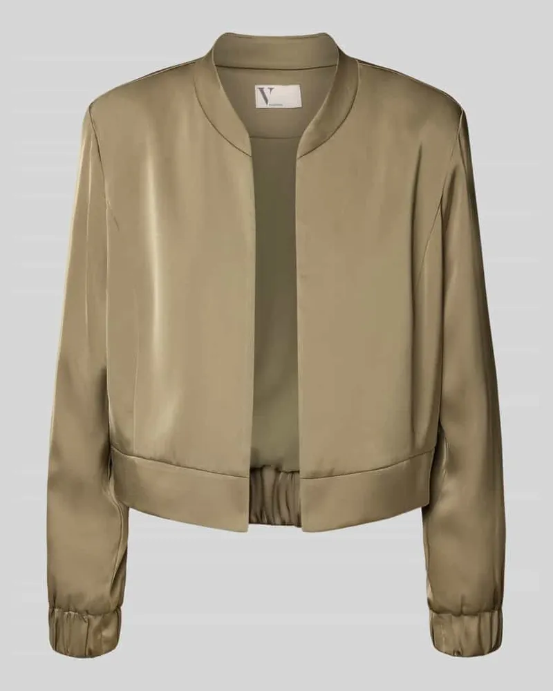 Vera Mont Cocktailjacke mit Stehkragen und elastischem Bund Gruen