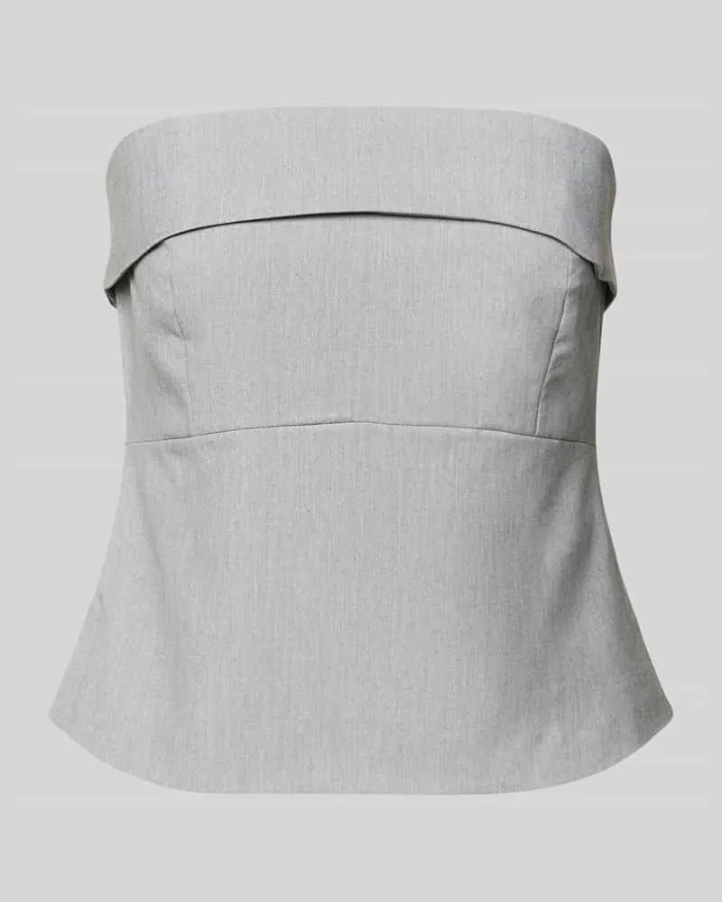 My Essential Wardrobe Bandeau-Top mit Viskose-Anteil Modell 'Hanna Hellgrau