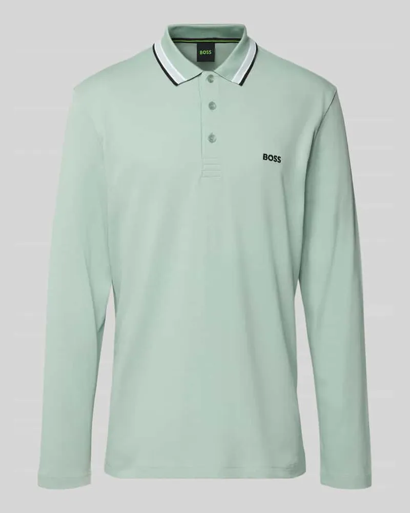 HUGO BOSS Regular Fit Poloshirt aus reiner Baumwolle Modell 'PLISY Lind